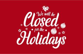 Extended City Hall Holiday Closure 2025-26