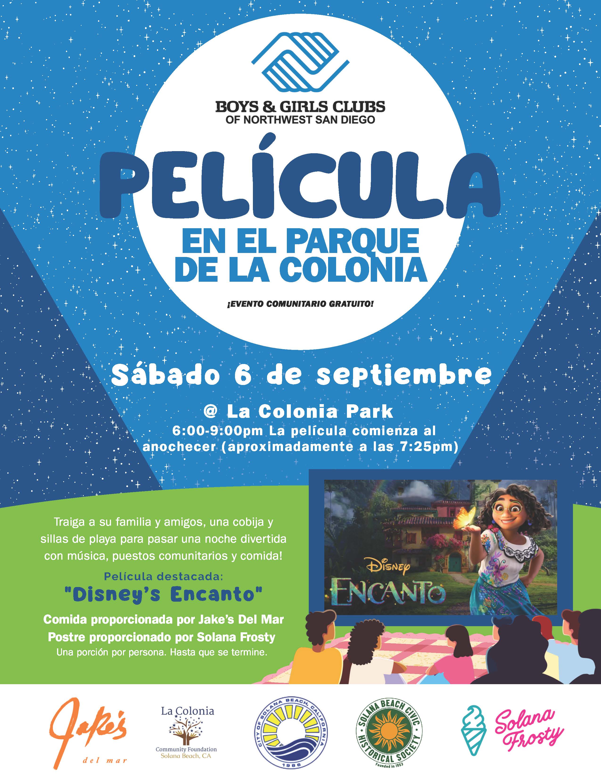 Pelicula en el parque