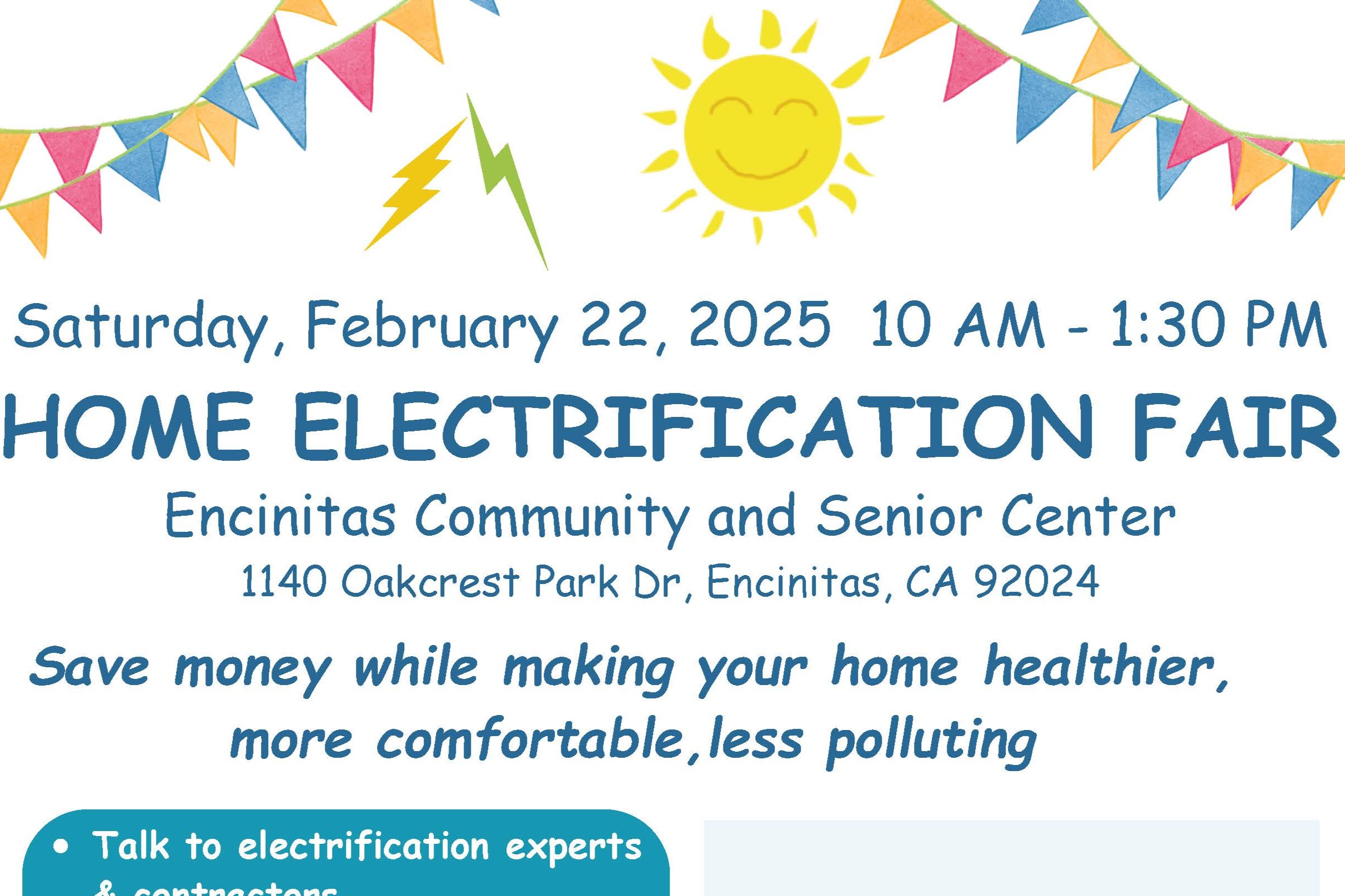 Encinitas Home Electrification Fair