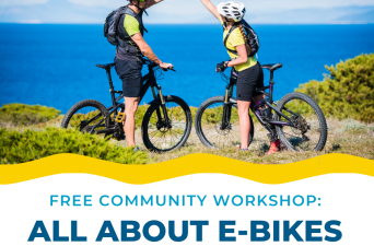 All About E-Bikes (Free In-Person Workshop)