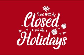 City Hall Holiday Closure 2024