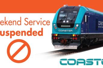 Coastal Rail Service Suspended February 22-23, 2025