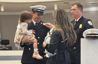 Solana Beach Fire Department Badge Pinning Ceremony 2025